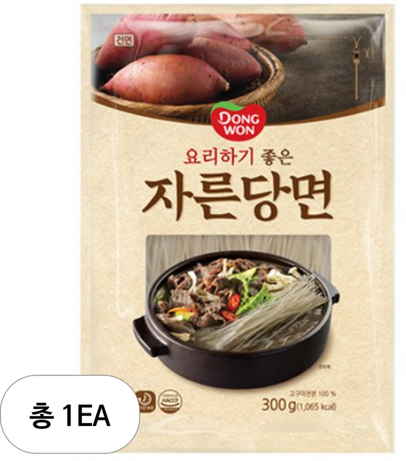 동원 자른당면, 1개, 300g