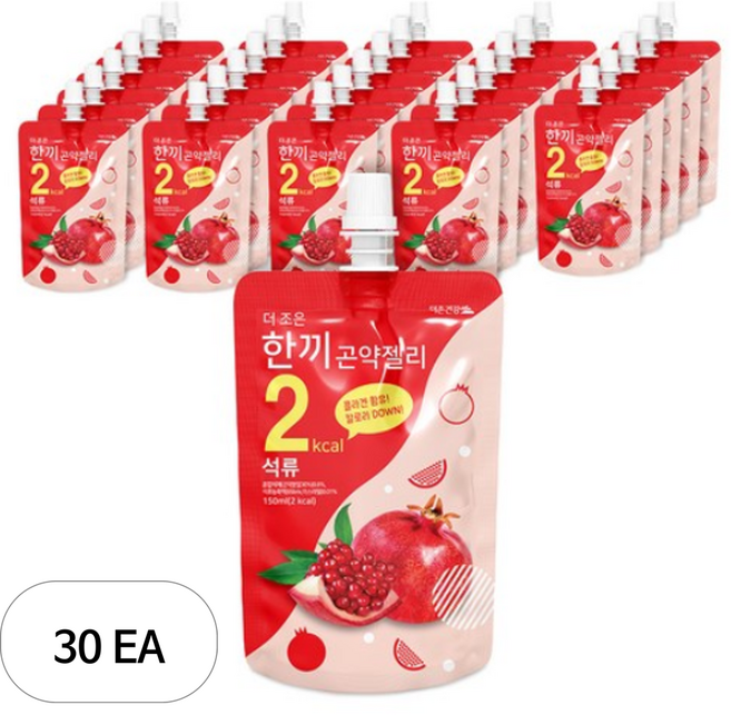 더존건강 더 조은 한끼곤약젤리 석류, 150ml, 30개