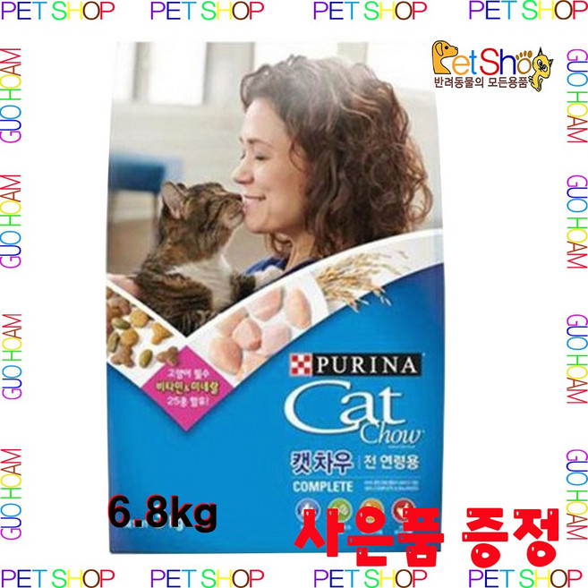 퓨리나 캣차우 컴플리트 고양이 사료 2.86kg 판매자 거함주식회사, 6.8kg, 1개, 닭