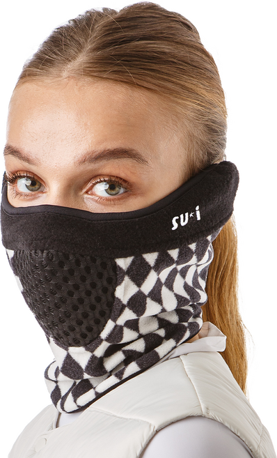 수이골프 방한 겨울 마스크 넥워머 골프 스포츠 스키 조깅 등산 라이딩 바이크 낚시, 방한마스크_다이아몬드, A형(귀가림O), M, 다이아몬드