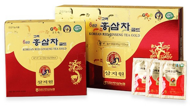 삼지원 홍삼차골드 50T, 50개입, 1개, 3g