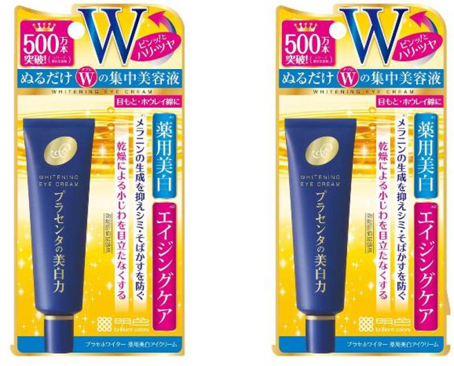 플라센타 미백력 아이크림 30g 화이트닝, 2개