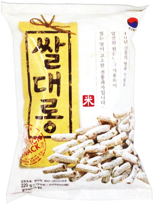 [삼천리] 스위티코리아 쌀대롱 220g, 1개