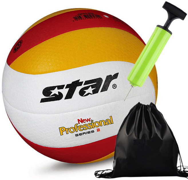 스타 배구공 뉴프로페셔널2 칼라 투센 볼펌프 파우치, 1개, VB315S