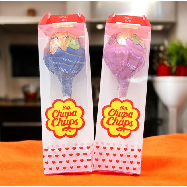 HSP 왕츄파춥스(일반) 화이트데이 사탕 부케 캔디 선물 발렌타인데이 기념일, 180g, 1개