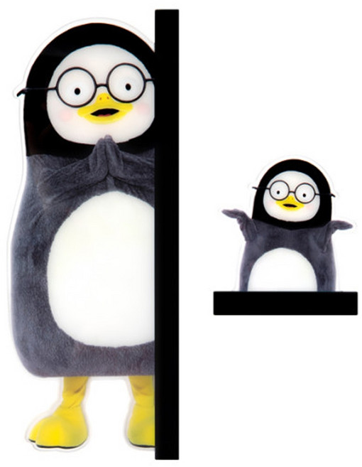 펭수 모니터 메모보드 메모판 열일모드, 1개