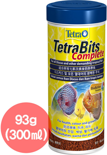 독일테트라 테트라 비트 300ml 컴프리트 구피 디스커스 등 발색강화 사료 독일정품, 1개