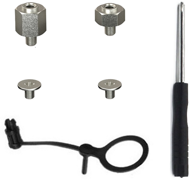 NVMe SSD 조립세트 m.2 나사 + m.2 스탠드오프 (2.5mm 4.5mm) +m.2 엥커 + 십자 드라이버 포함 총 4종, 1세트