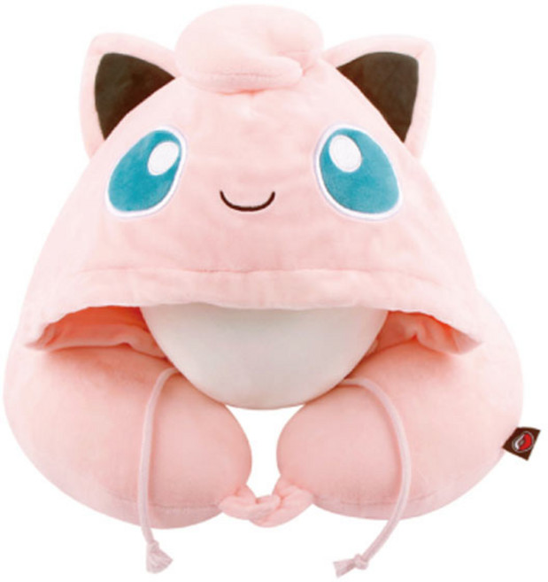 캐릭터 포켓몬스터 후드 목쿠션 인형 35cm, 푸린 후드 목쿠션, 1개
