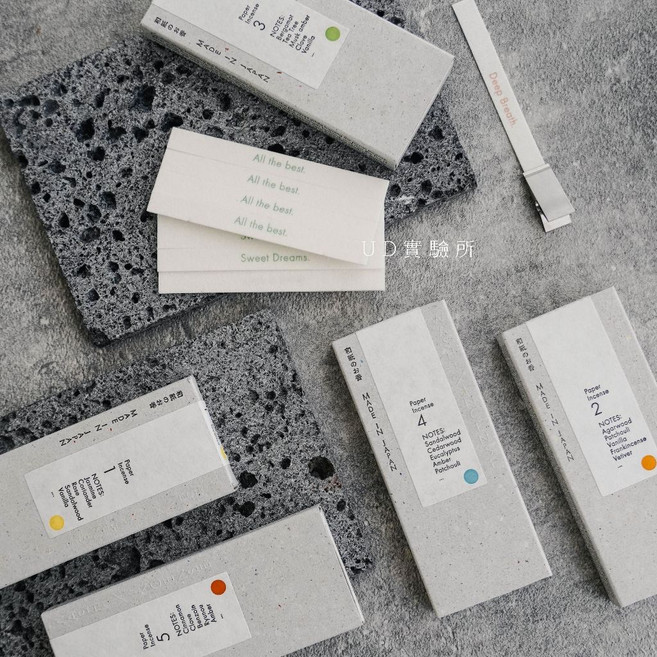 UDlab 薫壽堂 線香 和紙紙香 五款 AS09-003, 1個, WASHI INCENSE 和紙紙香,#2 溫暖療癒的清甜沉香