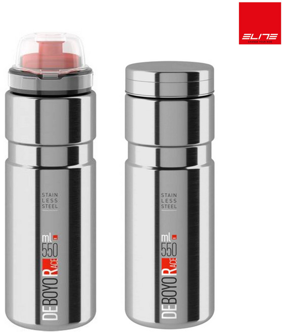 엘리트 데보요 레이스 물통 보온 보냉 기능 스테인레스 550ml, 1개, 실버