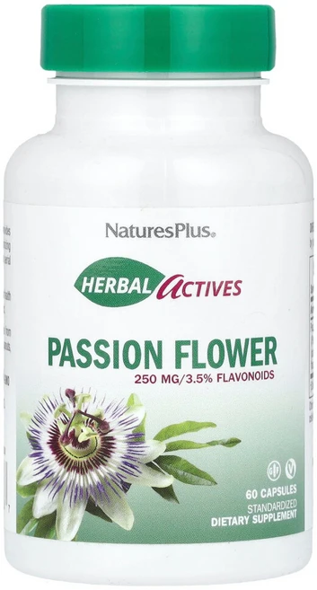 네이처스플러스 허브액티브 패션플라워 250mg 60캡슐 시계꽃 플라보노이드 이소비텍신, 60정, 1개 - 쿠팡