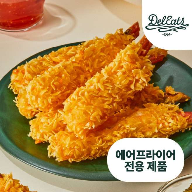 튀겨나온 델리츠 콘게맛살튀김 10개 300g (트레이 포장) 게살튀김 대게다리 에어프라이어