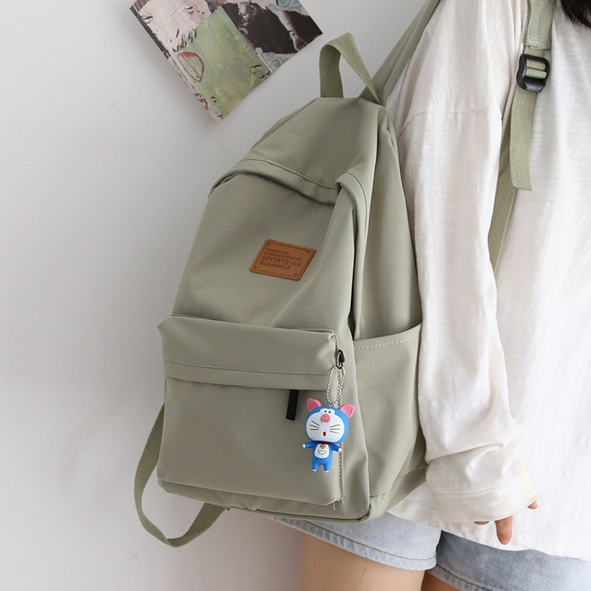 Dec.15 304번 심플 백팩 여중생 캐주얼 책가방 여중생 백팩 여어깨 매치Z