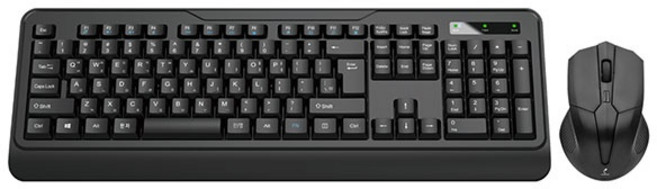 (플레오맥스) 무선 데스크탑 세트 PLEOMAX AVEC-WMK100(블랙), 블랙, AVEC-WMK100, 일반형