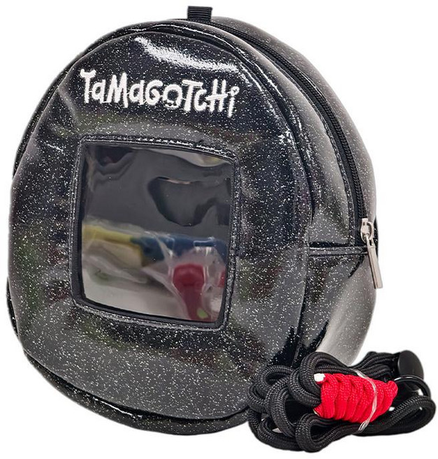 pinkri 다마고치 케릭터 반려템 게임기 다마고찌, 1개, 오리지널 메이커 클래식 블랙 케이스