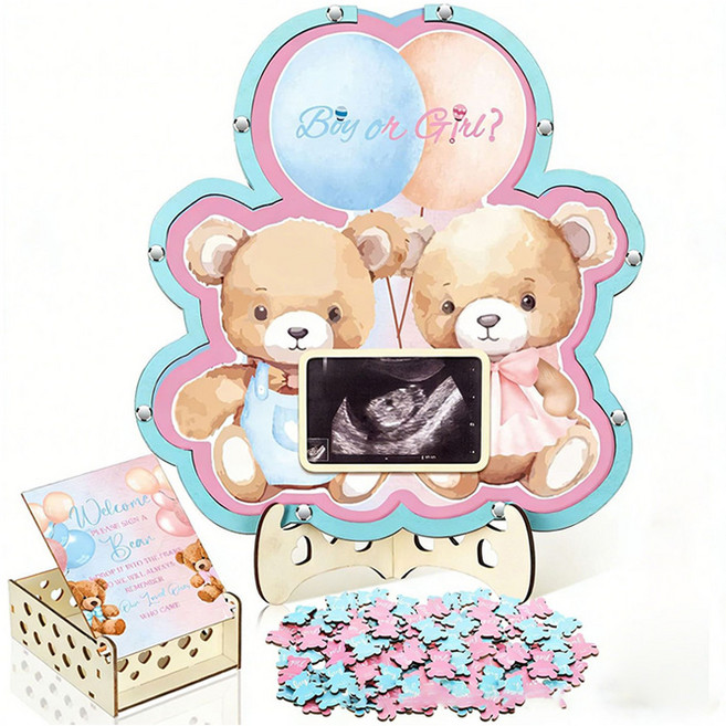 Boy or Girl? 性別揭曉派對留言板 投票板 簽名板, 木頭