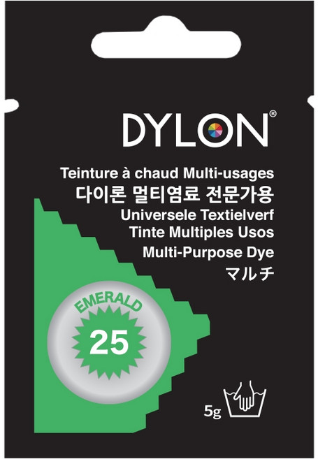다이론 멀티염료 의류 옷 면소재 패브릭 섬유 염색약 물감>>공예용염료, 25 에메랄드