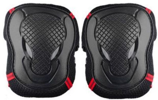 52QUAD 팜가드 운동 피트니스 체육관 헬스 굳은살 가드, 1개, 블랙 레드 무릎 보호대