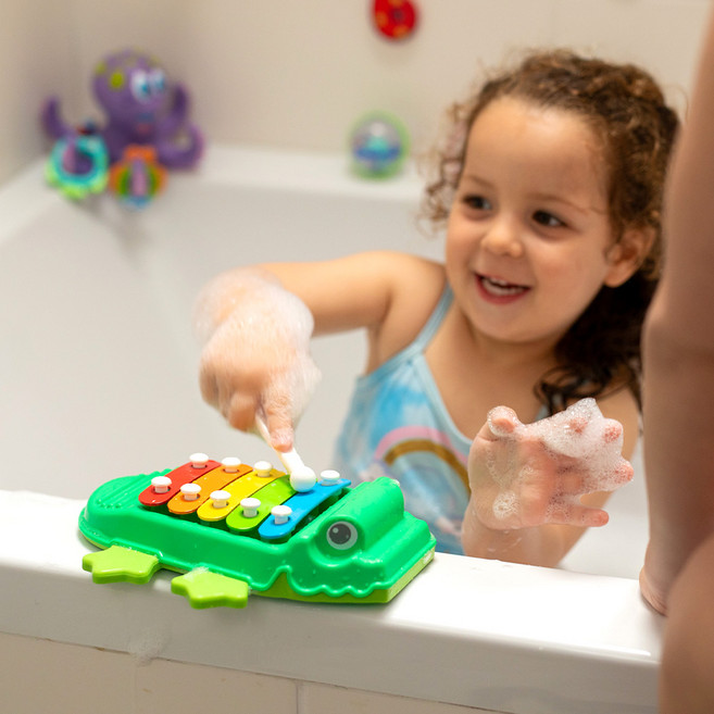 누비 악어 실로폰 리듬놀이 목욕장난감, -, 1개