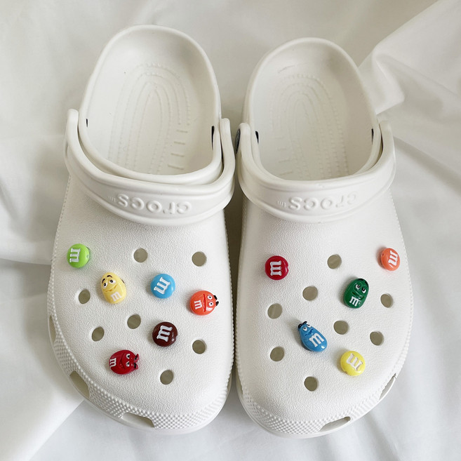 그립 신발 꾸미기 알록달록 초코볼 파츠 11P세트