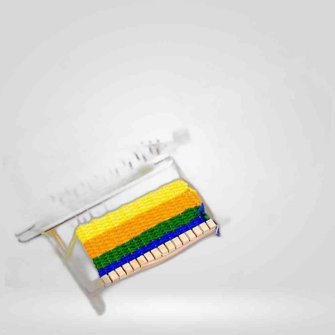 잔솔 양말목공예 위빙틀 직조틀 직조기 핸드 미니베틀 위빙룸 미니베틀 핸드위빙, 본상품