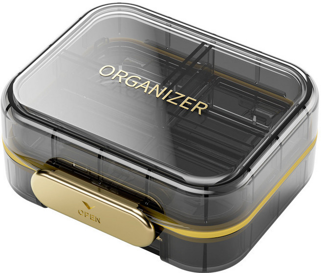 마리수 낚시 태클박스 소형 미니 소품케이스 봉돌 바늘 채비 보관, 1개, 블루