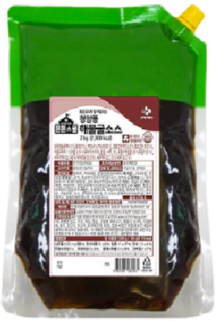 CJ 튼튼스쿨 청양풍해물굴소스, 2개, 2kg