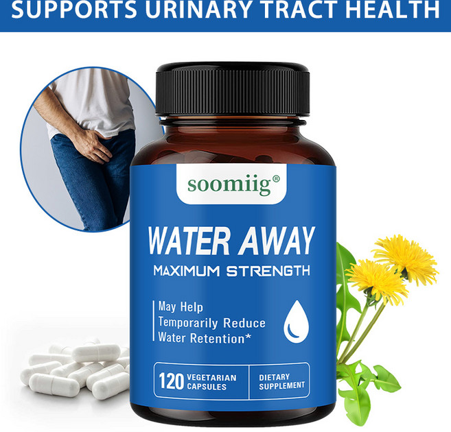 천연 이뇨배독캡슐 - 비타민 B6 칼륨 민들레 뿌리추출물 함유 - 부종 복부팽만 붓기 제거에 효과적 - 남녀 모두에게 적합, 1개, 60회분