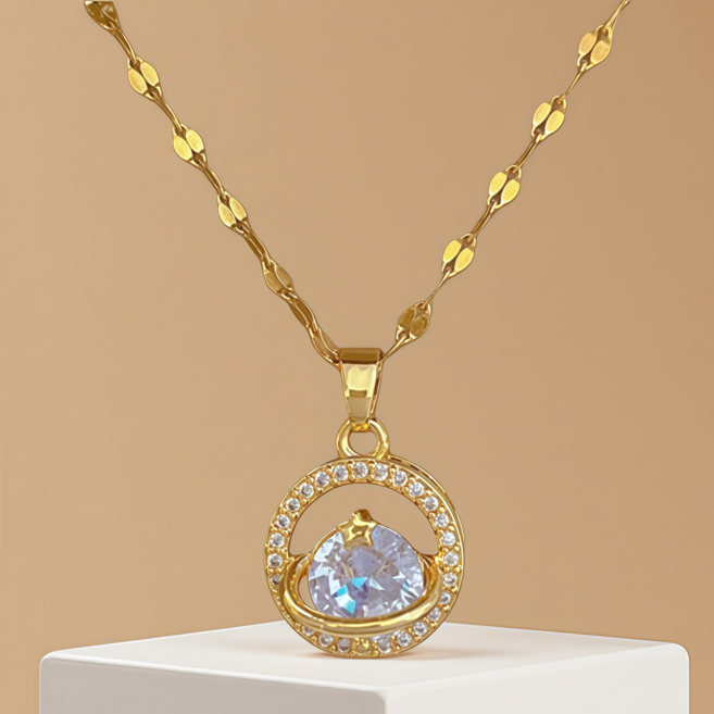 Seolvia 18K 도금 골드 펜던트 목걸이 선물 추천 데일리 주얼리 ZSW-03