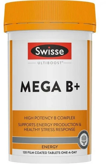 호주 스위스 Swisse Mega B + 메가 B + 비타민B복합체, 120정, 2개 - 쿠팡