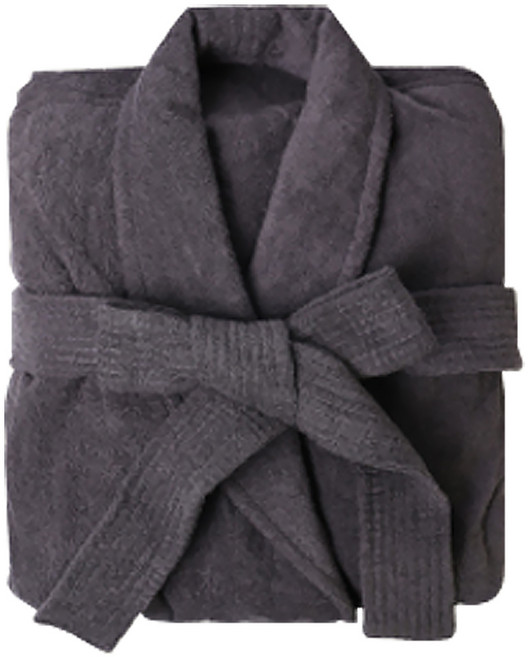 송월타월 40수 라이트 가운 호텔 목욕가운 XL, 1개, 다크그레이