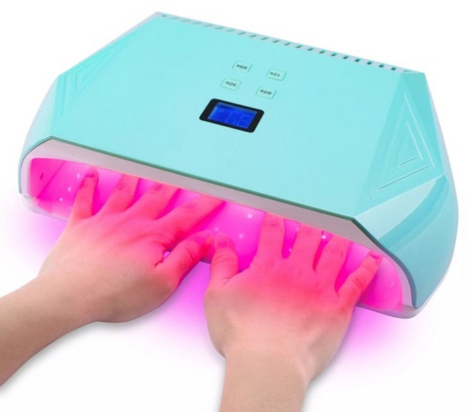 UV 네일램프 젤 네일 램프 드라이어 양손 경화기 충전식 적외선 건조기 무선 매니큐어 기계 무선 uv led, 초록, 우리를, 1개