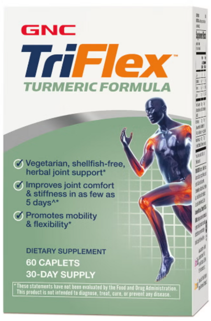 GNC 트리플렉스 터메릭 강황 포뮬라 캐플릿, 1개, 60정