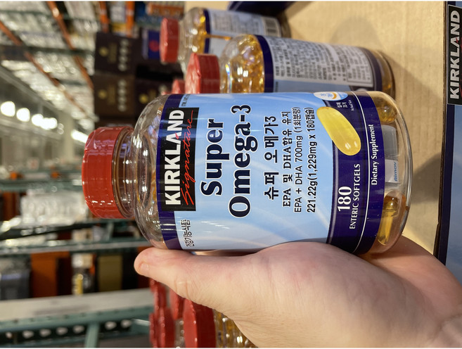 코스트코 커클랜드 슈퍼 오메가3 1229mg, 180회분, 1개