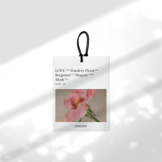 오센트 퍼퓸 샤쉐 옷장 방향제 집들이 선물 러브 12g, [정품보장] 러브, 1개