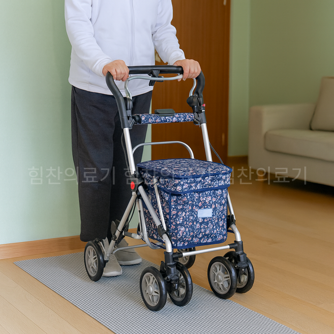 튼튼한 할머니유모차 노인복지용구 성인용보행기 수급자 고령자, 9%