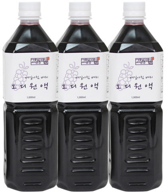 오디즙 원액100%-1L x 3병 [고창동막골농장], 1L