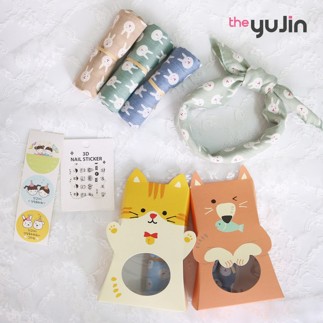 니즈엘 어린이집 생일 선물 답례품 쁘띠스카프 유치원 구디백 어린이 유아 키즈 스카프 단체 행사, 남아(핑크제외), 1세트