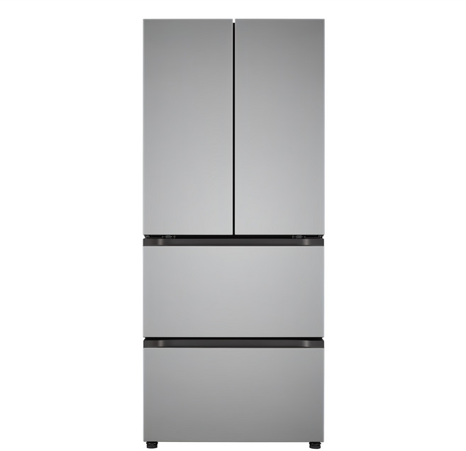 [색상선택형] LG전자 오브제 컬렉션 402L 스탠드형 4도어 김치냉장고 메탈 디오스 방문설치, 프라임실버, Z408MPSF23
