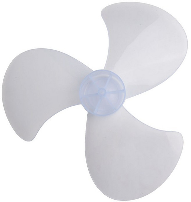 스탠드 받침대용 너트 커버가 있는 플라스틱 선풍기 블레이드 전기 3 잎 액세서리 16 인치, 1개, 02 Fan blade