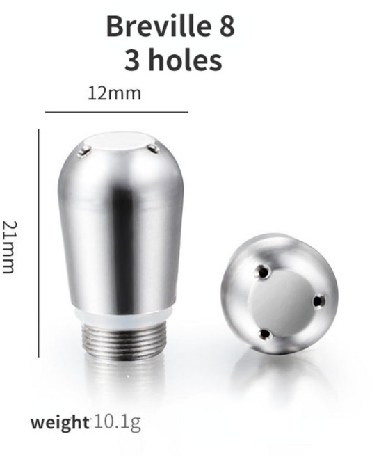 커피머신 스팀 노즐 호환커피 노즐 우유 거품 머신 스파우트 스팀 4 홀 Barsetto BAE01/BAE02/BAE02S/MAXI, 1개