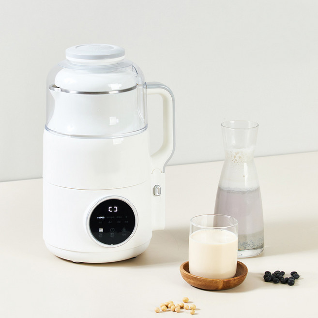 [독일브랜드] 분리형 이유식 두유제조기 1L 터치패널 304스텐내부 12시간보온 8가지 조리모드 터치패널