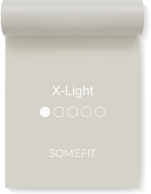 썸피트 스트레칭 요가밴드 1.5M 단품, 1단계 크림그레이 1개, 1개