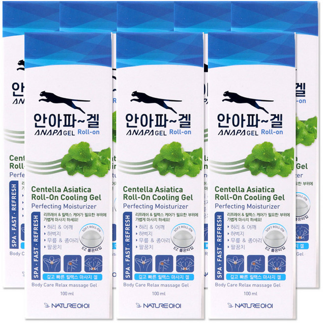 해호 안아파 겔 100ml 마사지겔, 1개입, 8개