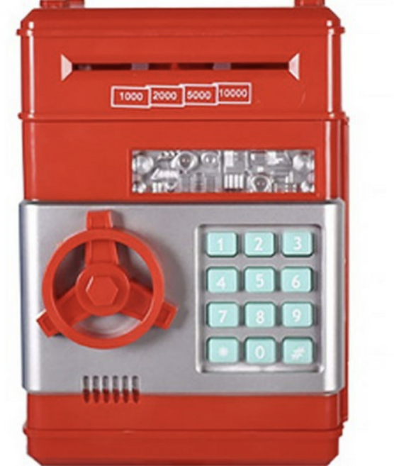 히든템 ATM 미니금고 지폐 저금통, 혼합색상, 2개