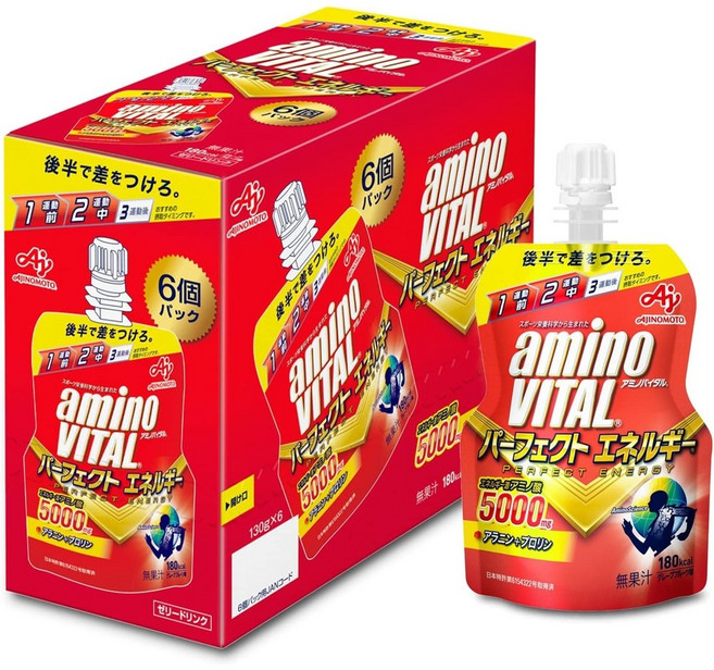 아미노바이탈 아미노산 5000 마라톤 러닝 등산 에너지젤 파워젤, 1개