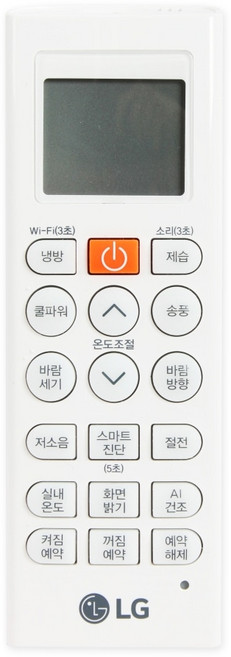 LG전자 이동식 에어컨 리모컨 (송풍) AKB75215410, 1개