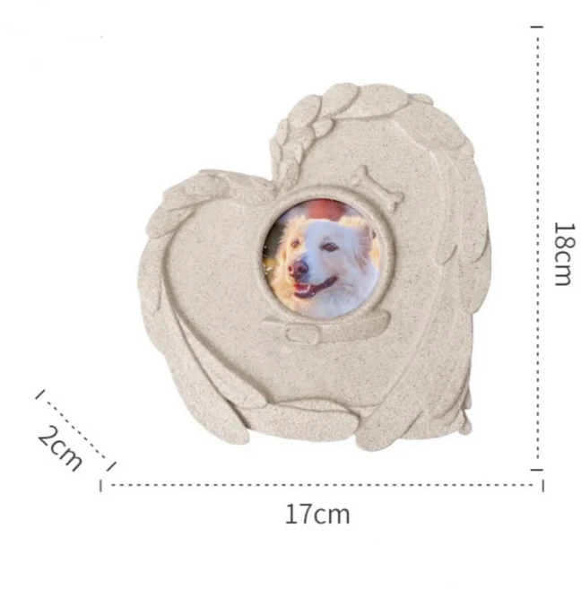 반려동물 묘비 추모 사망한 강아지 묘비 장례식 반려동물 묘비 추억 동물 기념품 묘비 고양이, [01] 옵션1
