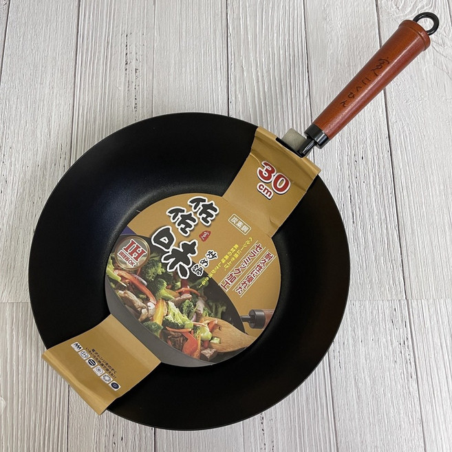 台灣製 佐佐味 碳鋼炒鍋 30cm, 1個